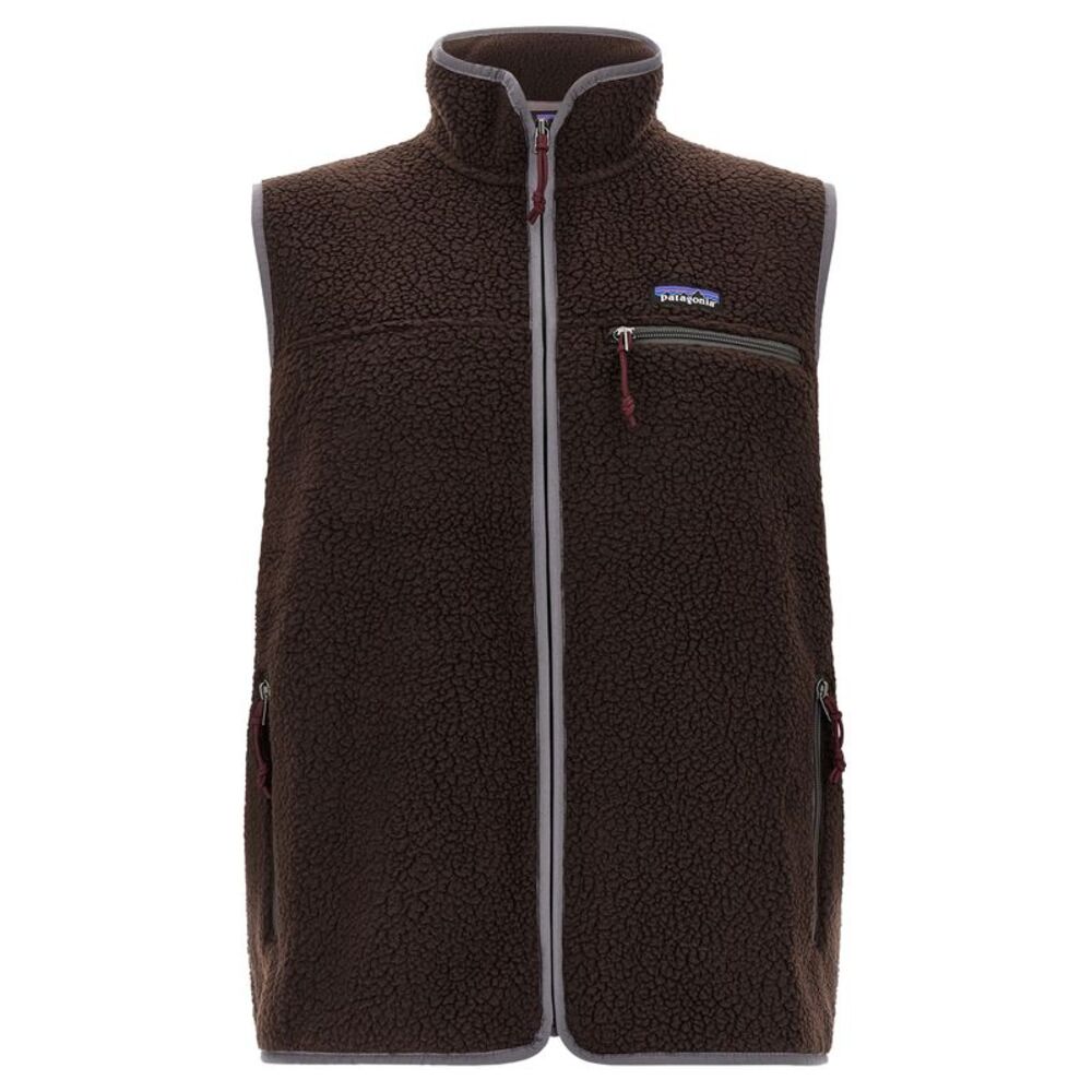 PATAGONIA Brown Polyester Sleeveless Men's Jacket
